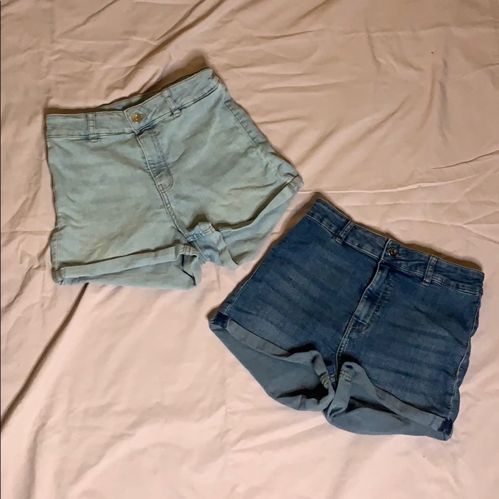 H&M Divided High-Waisted Shorts (2 pairs for one)